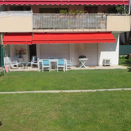 Superbe Rez De Jardin Dans Residence Au Calme Nice Exteriör bild